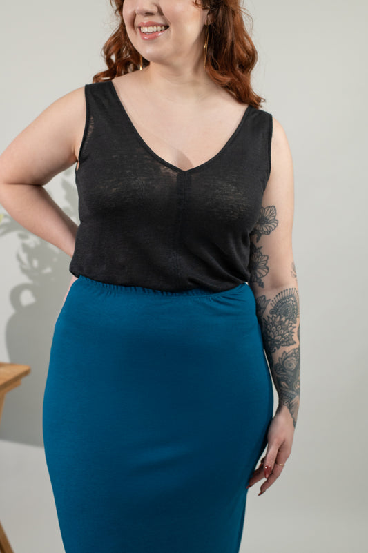 Artemis Linen Tank Top