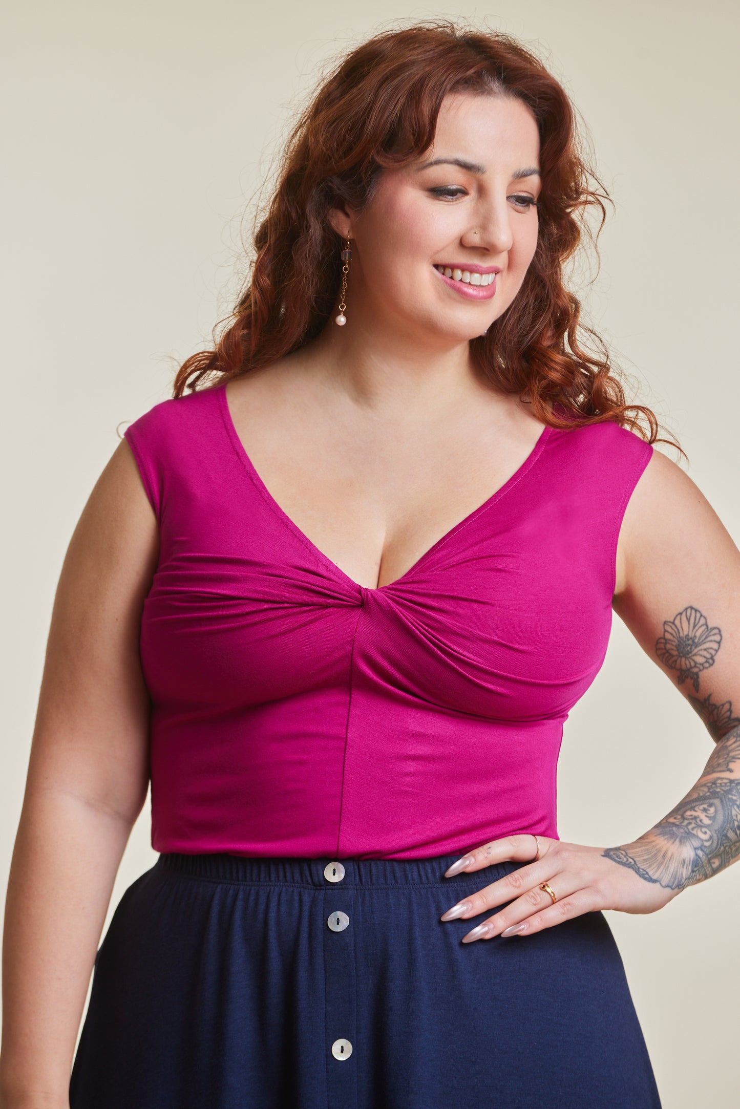 Camilla Twisted Bardot Top