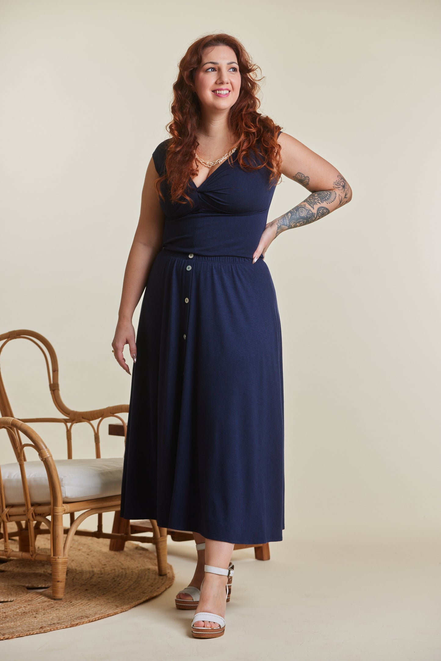 Camilla Twisted Bardot Top