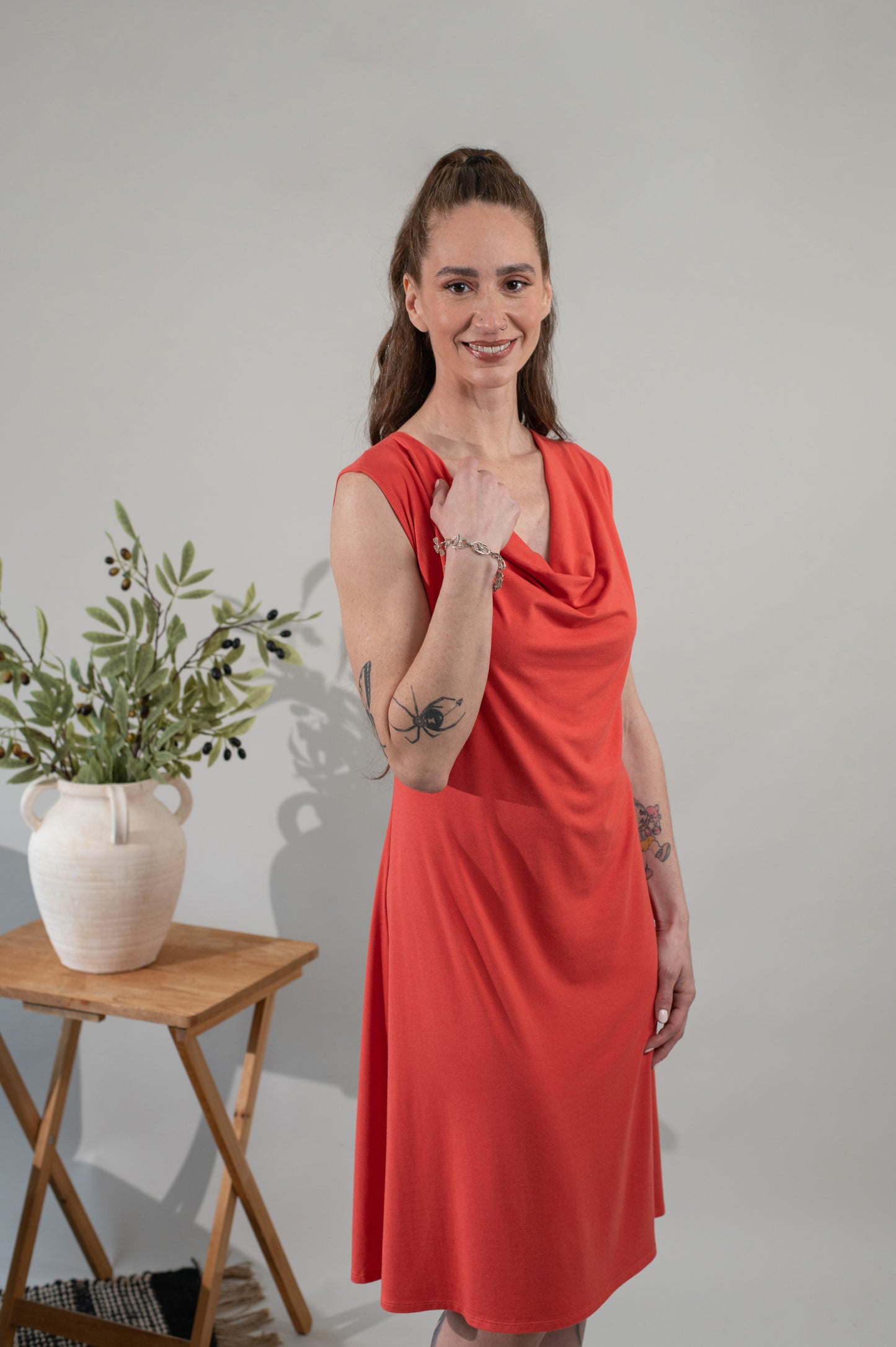 Hippolyta Cowl Dress