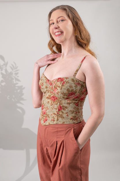 Calypso Basque Waist Bustier