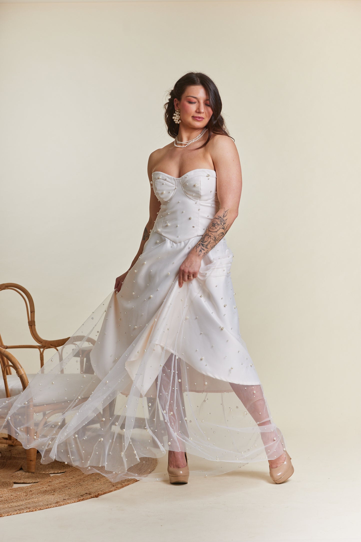 Rhea Pearl Dress